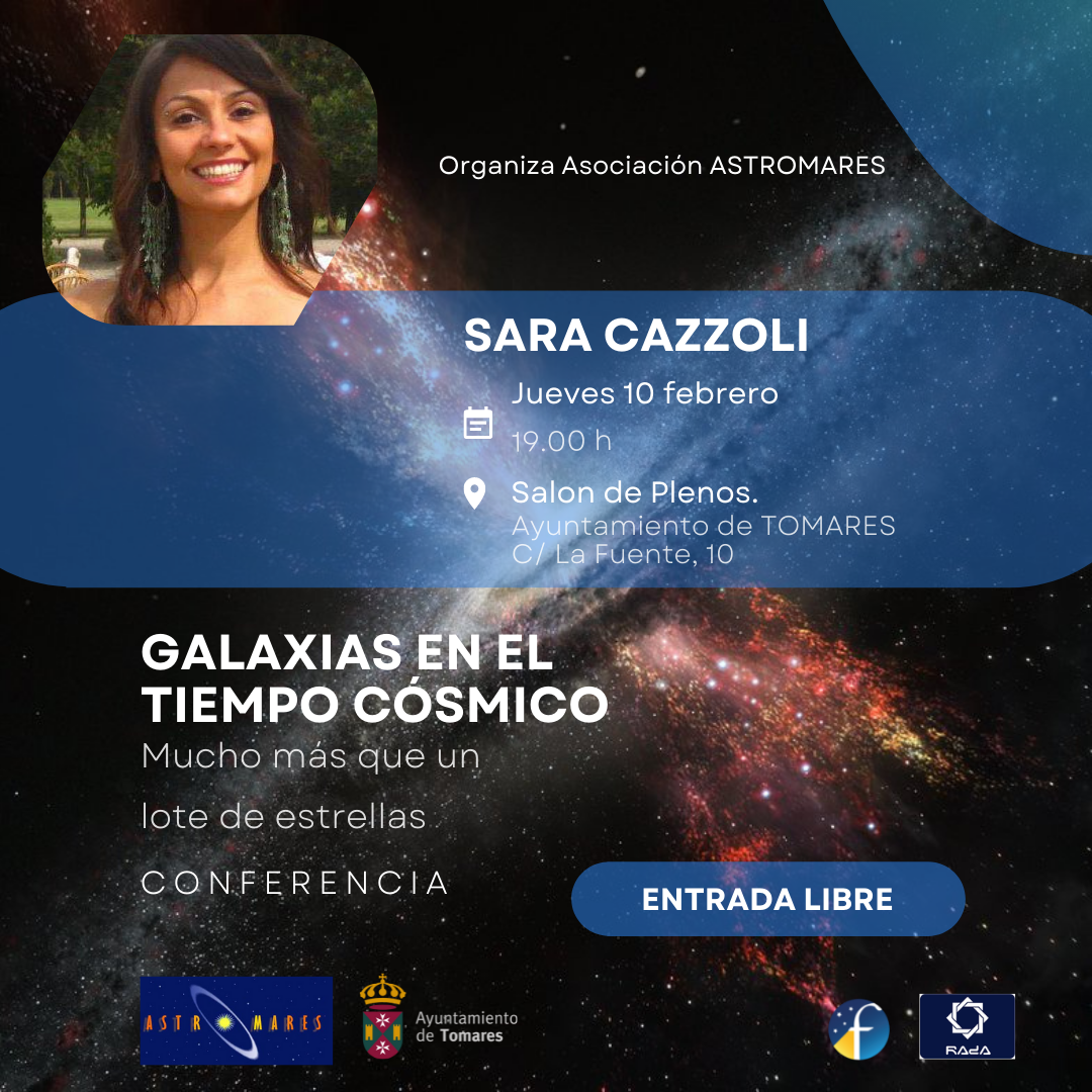 Conferencia Sara Cazzoli en Tomares. Jueves 10 febrero 2022 a las 19.00 h en el Salón de Plenos